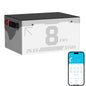 24V 314Ah  LiFePO4 Lithium Battery Metal Case Built-in Bluetooth 200A BMS with Low Temp Cutoff, Perfect for Home Backup Power, OffGrid, RV, Solar, Marine