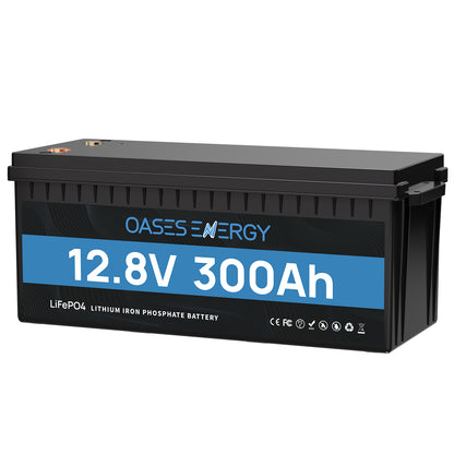 12V 300Ah LiFePO4 Lithium Battery with 200A BMS for RV, Home Power Shortage, Camping, Boats, and Off Grid Applications