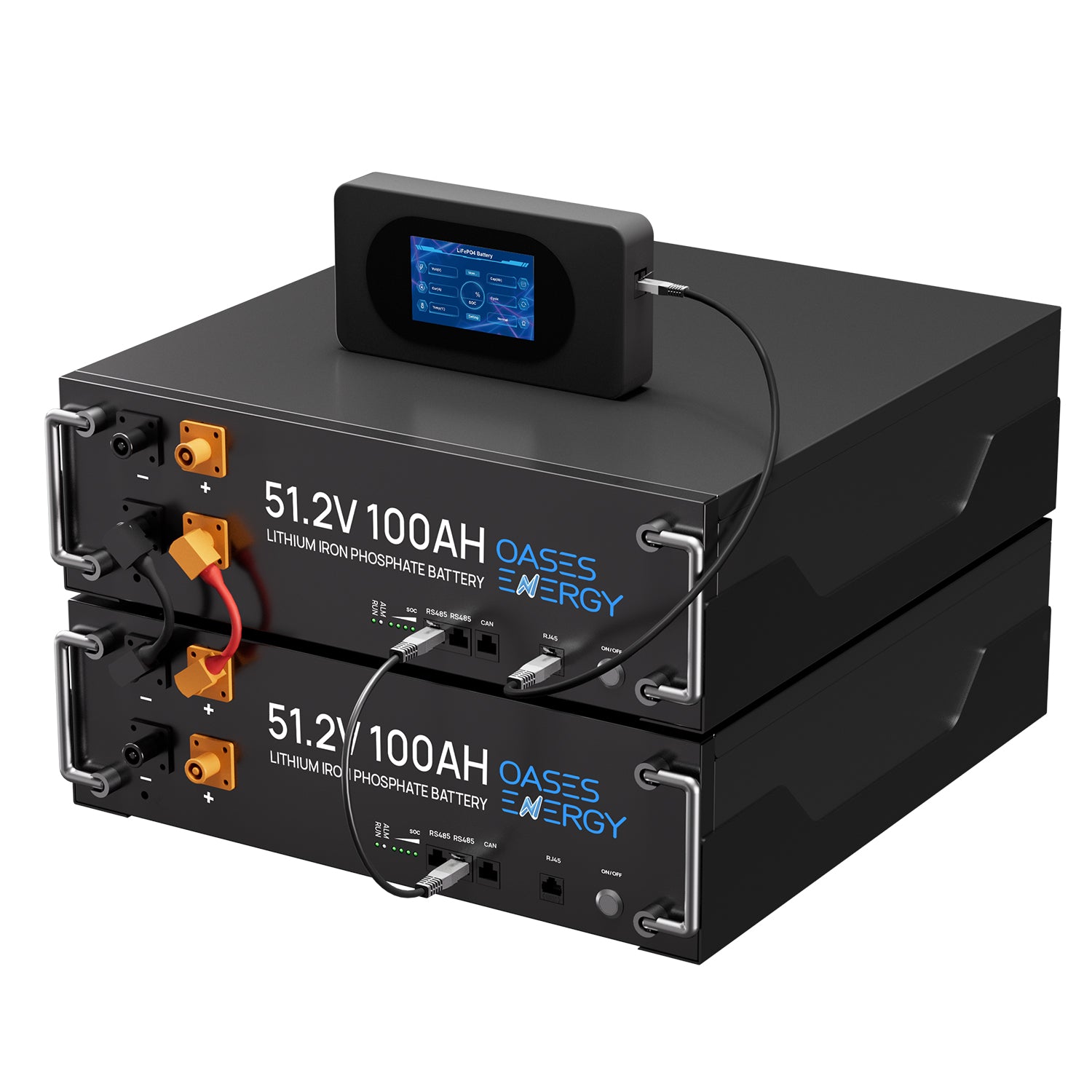 10KW (51.2V 100Ah X 2) Stacked Battery Pack – OASESENERGY