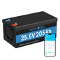 24V 200Ah LiFePO4 Batterie mit 200A BMS für Wohnmobil, Solarpanel Kit, Camping, Boote, Solar Energie-Speicher