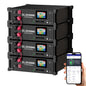 48V 400Ah LiFePO4 Battery , 15kWh 48V Litium Solar Battery, Built-in 100A BMS & Bluetooth App, Touchable LCD Screen, Server Rack Battery for Off-Grid Solar, Home Backup, Energy Storage（副本）（副本）（副本）
